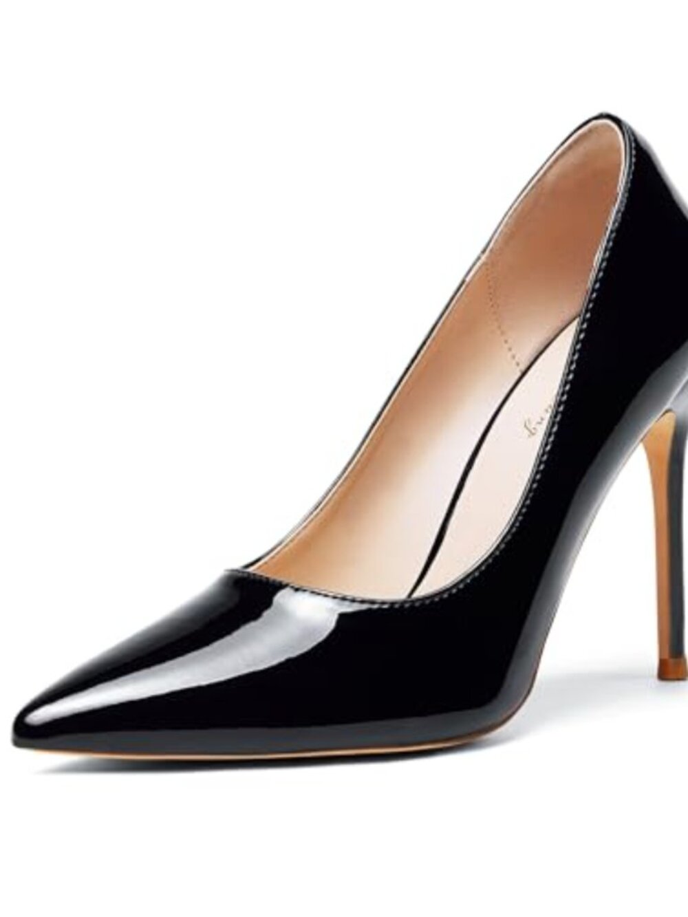 Elisabet Tang Women's 4 Inch Stiletto Heels Closed Pointed Toe Office Wedding